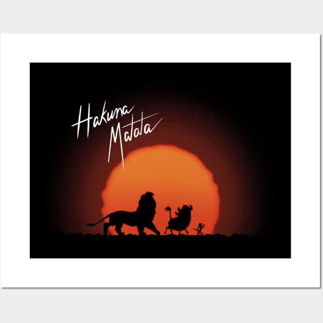 Hakuna Matata Wall Art by RedBug01